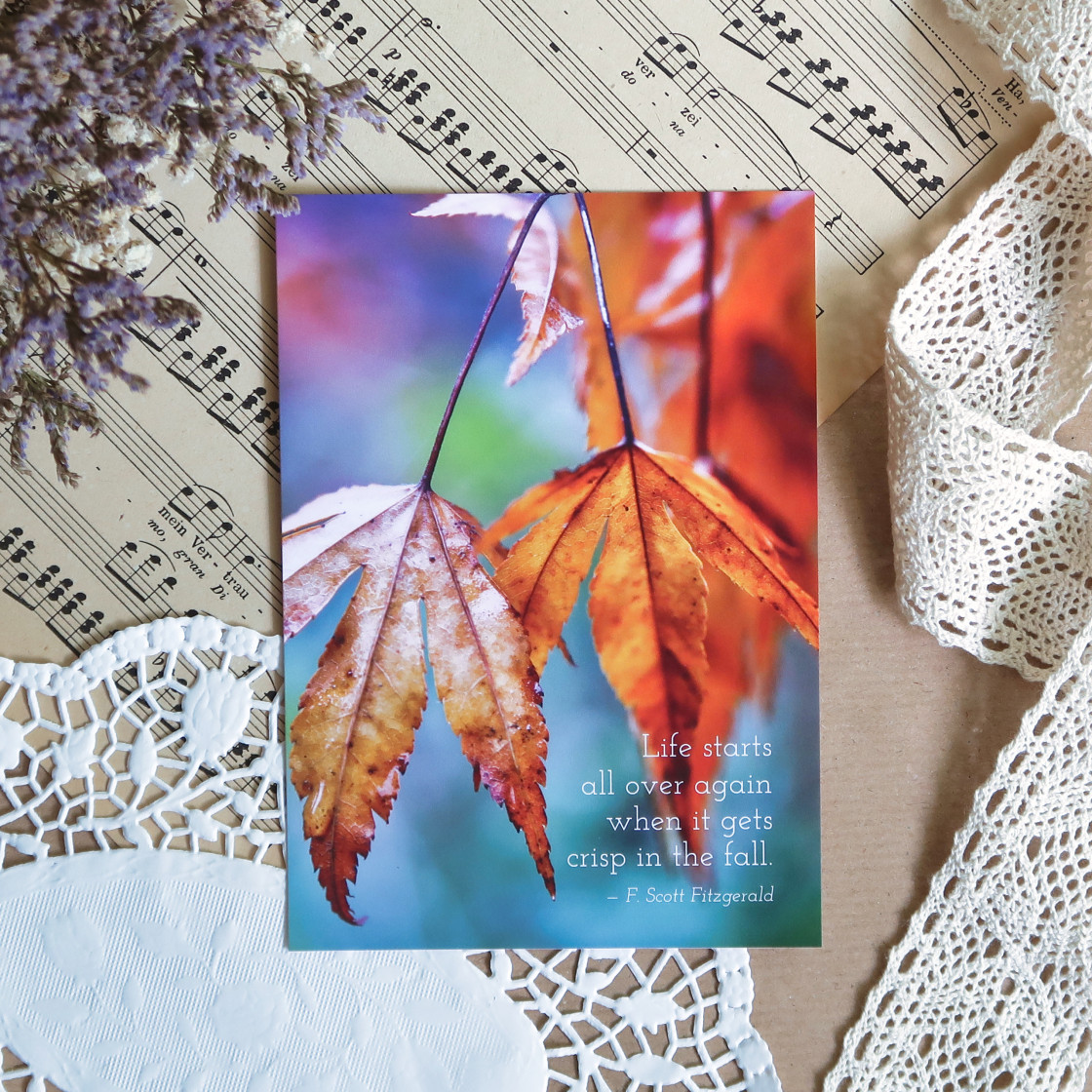 Postkarte Herbst